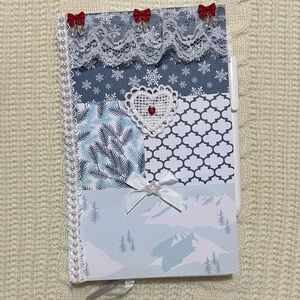 Handmade coquette vintage journal